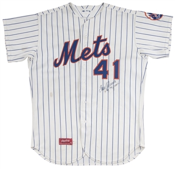 1977 Tom Seaver Game Used & Signed New York Mets Home Jersey (Sports Investors Authentication & Beckett)